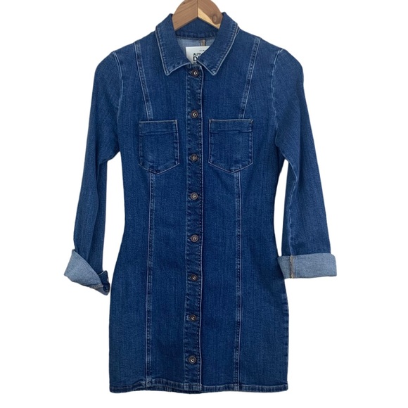 Zara Authentic Denim by TRF Women’s Denim Button Closure Mini Dress Size Small - Picture 15 of 16